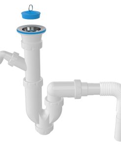 1122 Classic -S- Trap Siphon for Sinks with Machine Connection