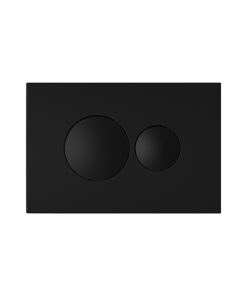 GC13 Round Black Button for Concealed Cistern