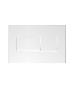 GC30 Square White Button for Concealed Cistern
