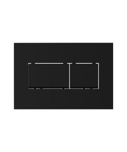 GC33 Square Black Button for Concealed Cistern