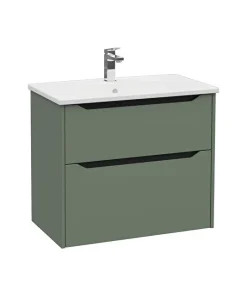 Integra Square Washbasin Unit 80 cm, with two drawers 80215