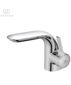 A4260AA MELANGE | Basin mixer 93x201x138 mm, 136 mm spout projection in chrome finish, 12 l/min (3 bar), with waste | EasyFix, Hidden aerator, EPD, SmartShine